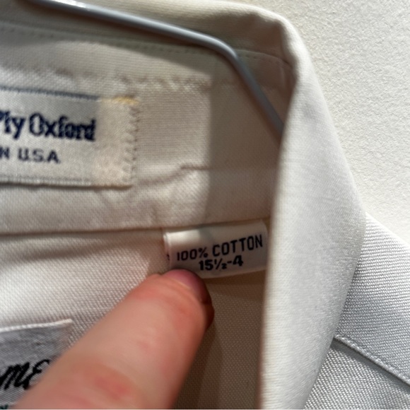 Egyptian 2 Ply Oxford Dress Shirt - Picture 3 of 4